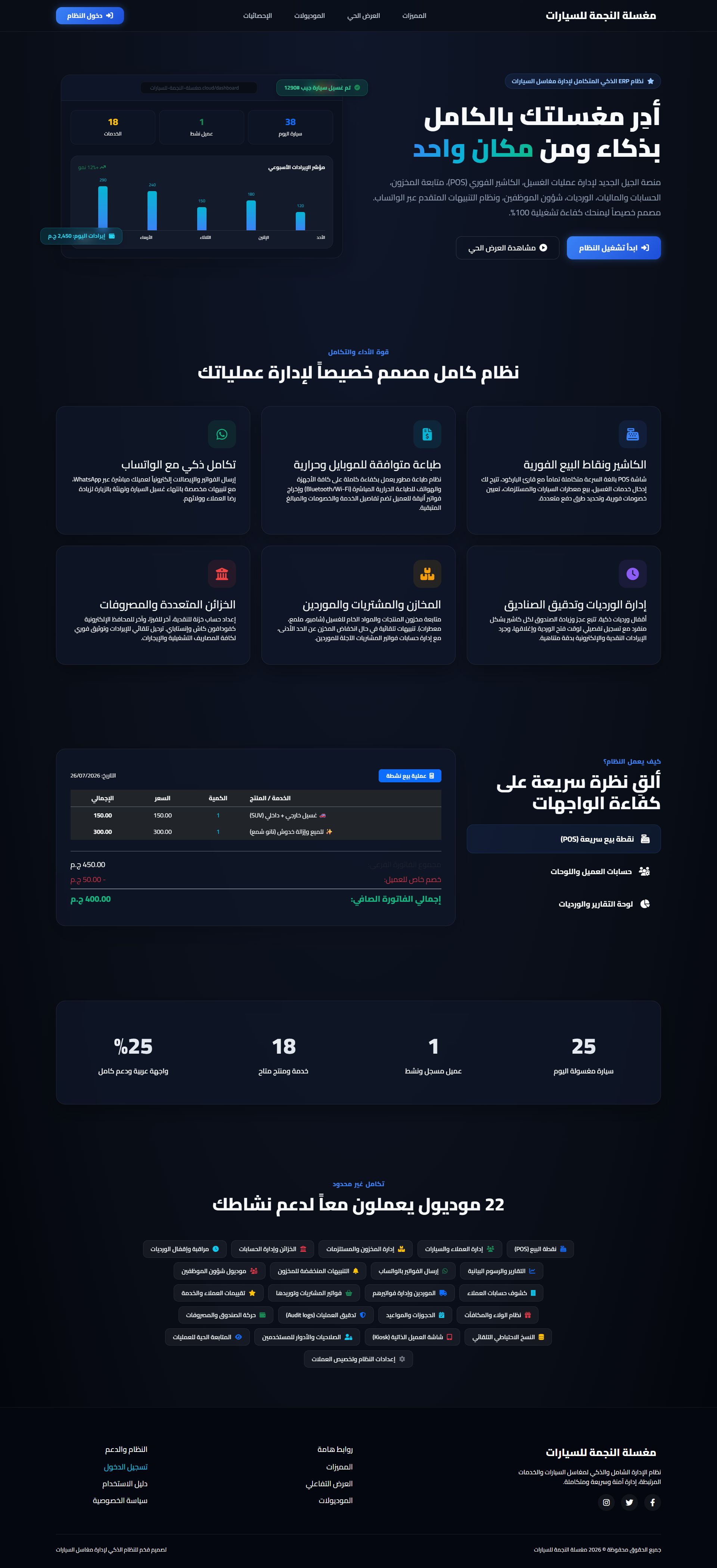 Qema Carwash — SaaS Management & Booking System